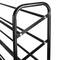 Honey Can Do Black Rolling Shoe Rack & Shoe Rack Cover